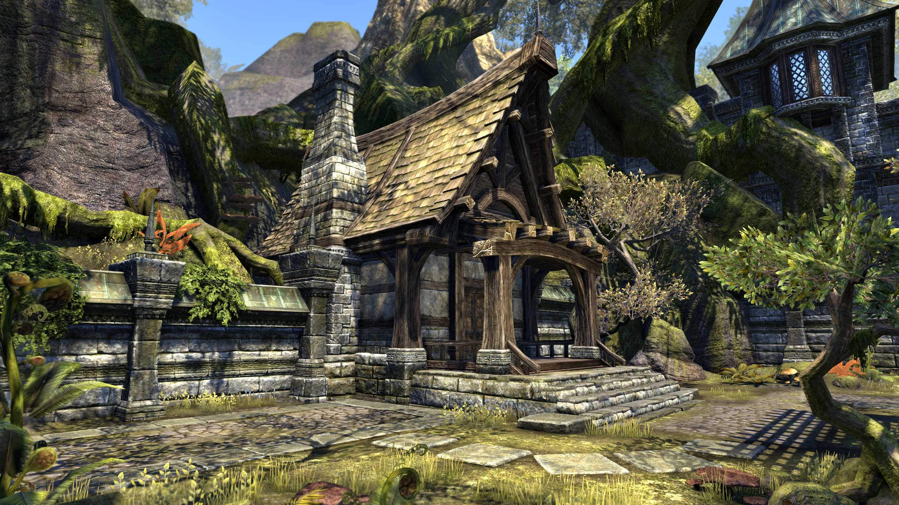 The elder worlds. The Elder Scrolls. Сиродильский дом в джунглях. Малабал-тор. Cyrodilic Jungle House. Джунгли Сиродила.