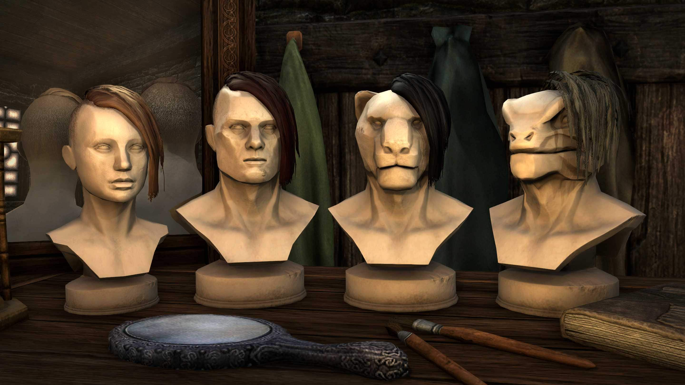 skyrim hair mods