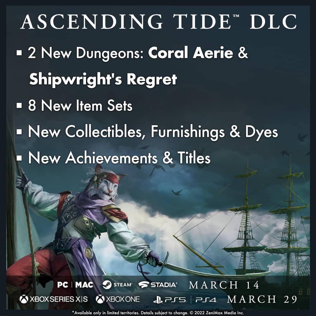 Ascending Tide DLC & Update 33 Now Live On The Elder Scrolls Online PTS 