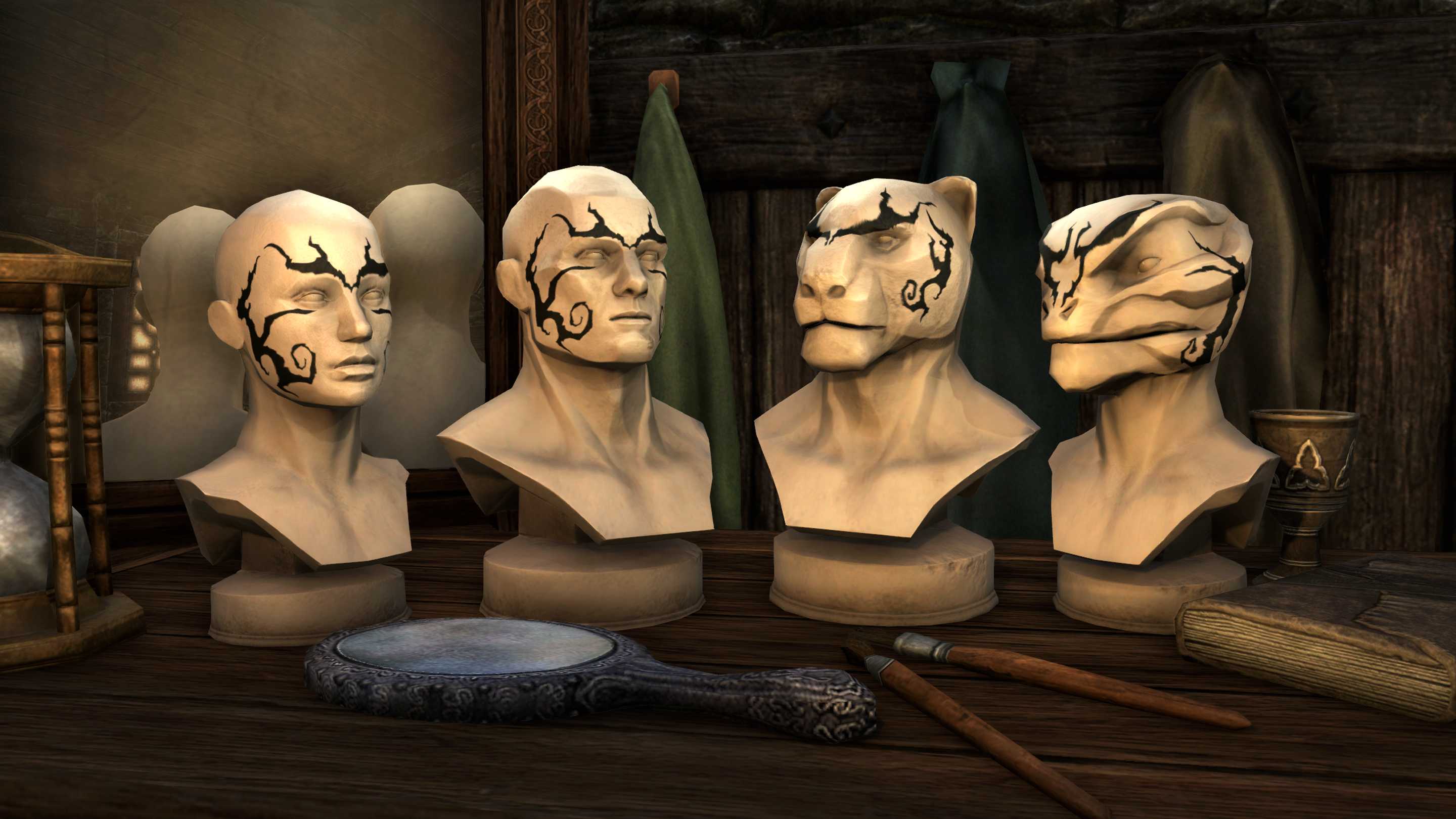 ESO Fashion  Scrying Eye Psijic Face Tattoo Elder Scrolls Online