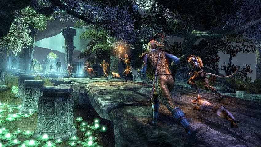 elder scrolls online free to play what areas are available
