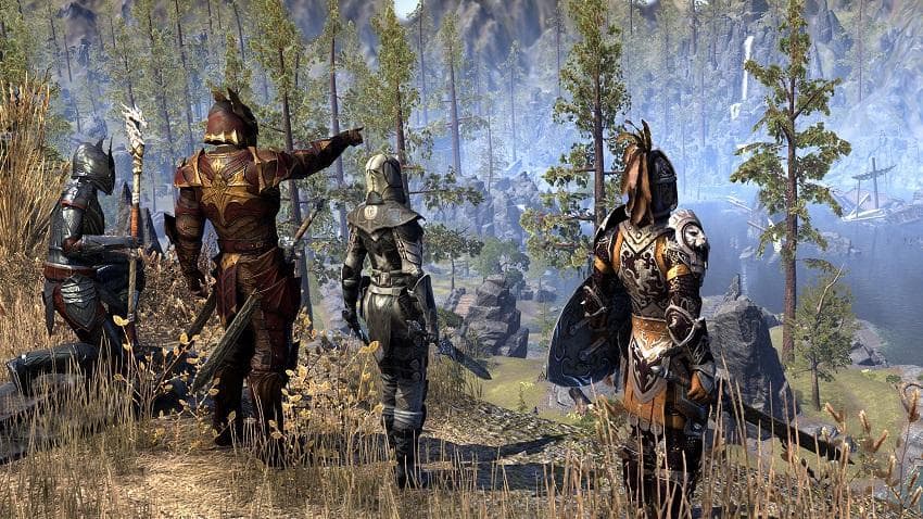 Elder Scrolls Online group gameplay video