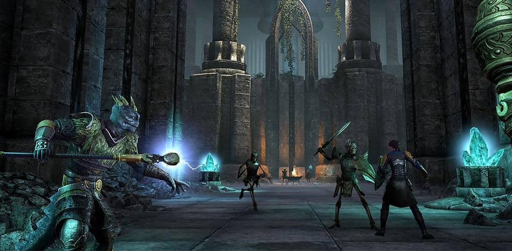 Elder Scrolls Online group gameplay video